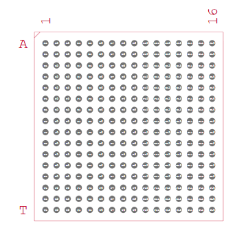 LFE3-35EA-7FTN256C Footprint