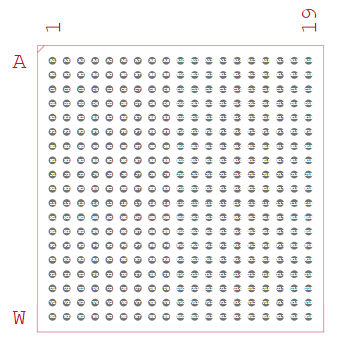 TMS320C6421ZWT5 Footprint
